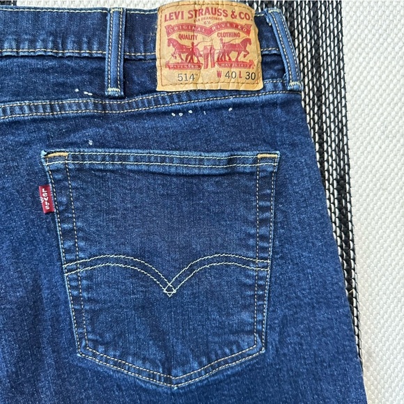 Levi's 514 Dark Wash Boot‎ Cut Jeans Size: W40/L30 - Picture 12 of 12